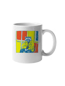 Raccoon Urban Vibes: Pop Art UN Mug
