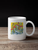 Enchanted Frog and Mushrooms UN Mug