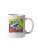 Raccoon Driver Retro Art Design UN Mug
