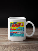 Surf Maui Retro Beach Vibes UN Mug