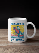 Reality Is Optional Dinosaur Cowboy UN Mug