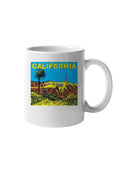 California Hollywood Retro Vibe UN Mug