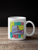 Rome Italy Vibrant Colosseum Art UN Mug