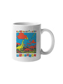 Dinosaurs Watching Meteor: Everything's Fine UN Mug