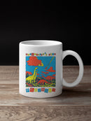 Dinosaurs Watching Meteor: Everything's Fine UN Mug
