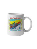 Brooklyn Vibrant Skyline Art UN Mug
