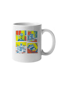 Melancholic Raccoon Vibes Art UN Mug