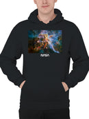 Officially Licensed Nasa Nebula Cosmic Wonders Men's Hoodie