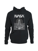 Officially Licensed Nasa Space Shuttle Line Art Men's Hoodie
