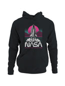 Officially Licensed Nasa Retro Space Shuttle Design Men's Hoodie