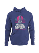 Officially Licensed Nasa Retro Space Shuttle Design Men's Hoodie