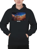 Officially Licensed Nasa Cosmic Nebula Exploration Men's Hoodie