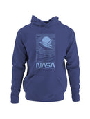 Officially Licensed Nasa Retro NASA Space Shuttle Art Men's Hoodie