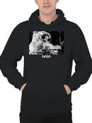 Officially Licensed Nasa Astronaut Spacewalk with NASA Logo Men's Hoodie