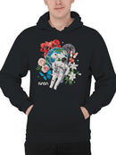 Officially Licensed Nasa Cosmic Exploration with Nature Men's Hoodie