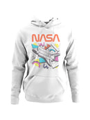 Officially Licensed Nasa Retro NASA Shuttle Illustration Men's Hoodie