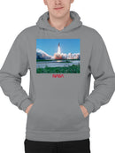 Officially Licensed Nasa Space Shuttle Launch Explosion Men's Hoodie