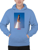 Officially Licensed Nasa Space Shuttle Launch Men's Hoodie