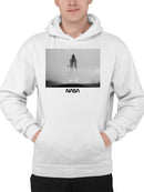 Officially Licensed Nasa Iconic Space Shuttle Launch Artwork Men's Hoodie