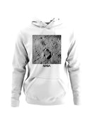 Officially Licensed Nasa Moon Landing Footprint Monument Men's Hoodie
