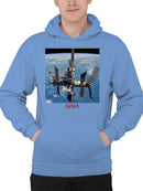 Officially Licensed Nasa Mir Space Station in Orbit Men's Hoodie