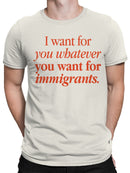 Equal Wishes for Immigrants Men's T-shirt