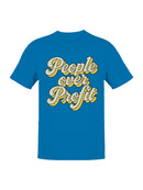 People Over Profit Motivational Design Men's T-shirt