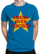 Press Over Fascists Star Design Men's T-shirt