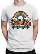 Rainbow "Don't Stop Believing Men's T-shirt