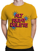 Alt Right Delete Graphic Design Men's T-shirt