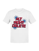 Alt Right Delete Graphic Design Men's T-shirt