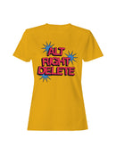 Alt Right Delete Graphic Design Women's T-shirt