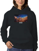 Officially Licensed Nasa Cosmic Nebula Exploration Women's Hoodie