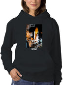 Officially Licensed Nasa Space Shuttle Launch Night Women's Hoodie