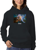 Officially Licensed Nasa Nebula Cosmic Wonders Women's Hoodie