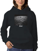 Officially Licensed Nasa Moon Surface Exploration Women's Hoodie