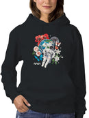 Officially Licensed Nasa Cosmic Exploration with Nature Women's Hoodie