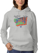Officially Licensed Nasa Greetings from Outer Space Adventure Women's Hoodie