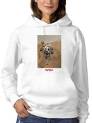 Officially Licensed Nasa Curiosity Rover on Mars Surface Women's Hoodie