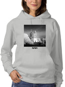 Officially Licensed Nasa Iconic Space Shuttle Launch Women's Hoodie