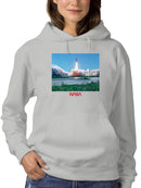 Officially Licensed Nasa Space Shuttle Launch Explosion Women's Hoodie