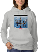 Officially Licensed Nasa Mir Space Station in Orbit Women's Hoodie