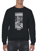 Officially Licensed Nasa Artemis Moon Rocket Launch Men's Sweatshirt