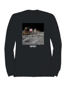 Officially Licensed Nasa Lunar Landing - NASA Apollo Mission Men's Sweatshirt