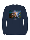 Officially Licensed Nasa Nebula Cosmic Wonders Men's Sweatshirt