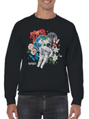 Officially Licensed Nasa Cosmic Exploration with Nature Men's Sweatshirt