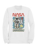 Officially Licensed Nasa Astronaut: The Next Horizon Men's Sweatshirt