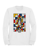 Officially Licensed Nasa Mondrian NASA Space Shuttle Art Men's Sweatshirt