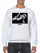 Officially Licensed Nasa Astronaut Spacewalk in Orbit Men's Sweatshirt