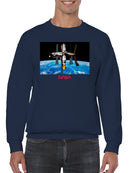 Officially Licensed Nasa Space Station Earth View Men's Sweatshirt